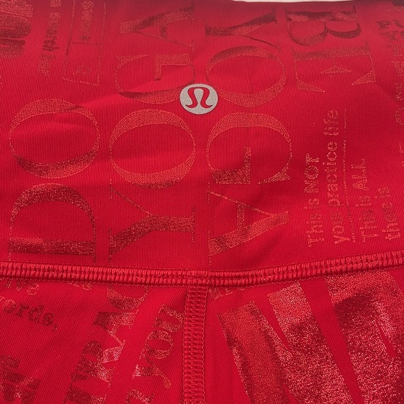 Lululemon Wunder Under Full On Luxtreme Manifesto Size 10🥰🥰 - Picture 3 of 4